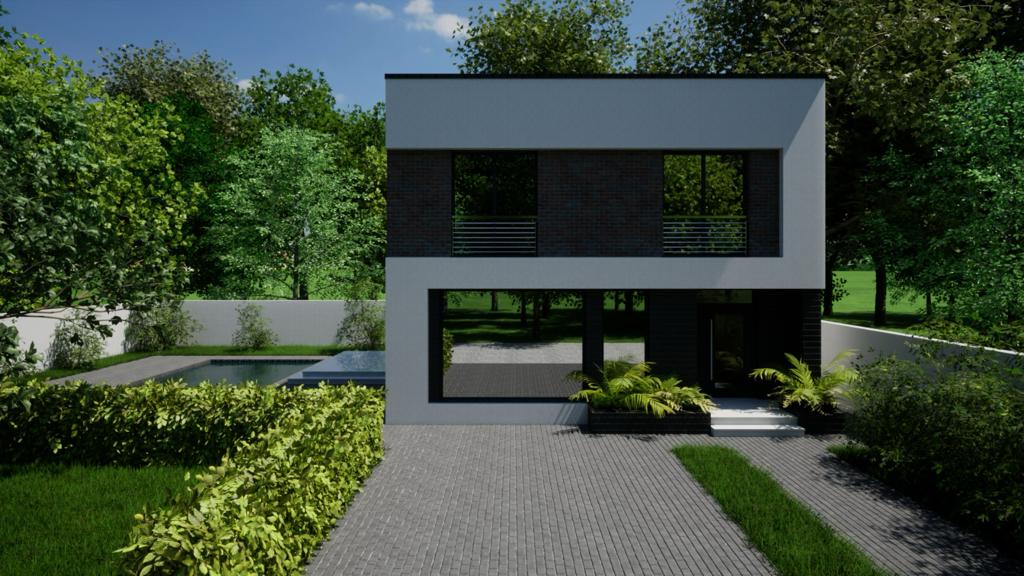 Teren in oras 450mp autorizatie la zi Vila P+1 cu piscina
