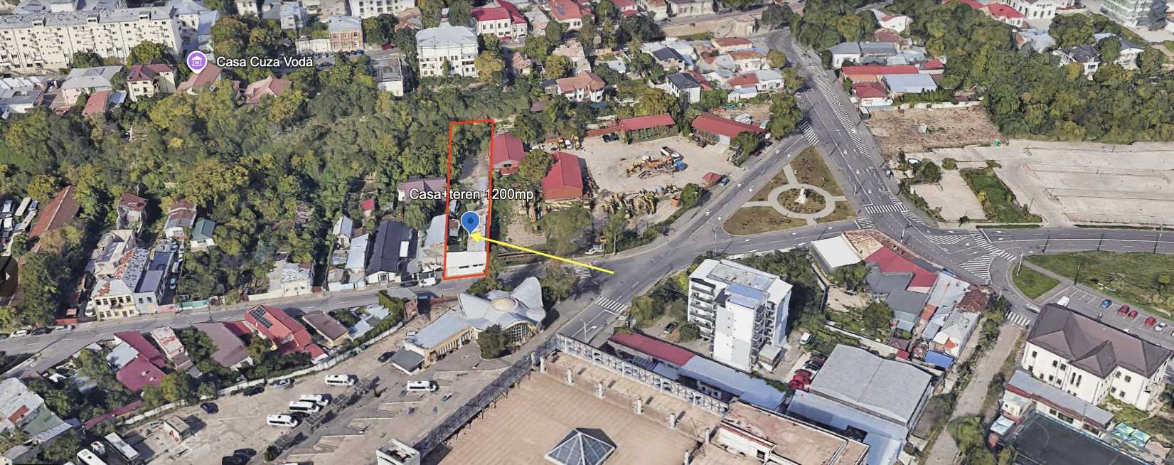 Proprietate mixta 1200mp teren locuinta si spatiu comercial / productie